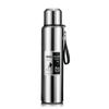 Outdoor Mug Men Portable Mug 316 Stainless Steel Tea Separation Mug Business Large Capacity Mug Double-layer Cup  Silver