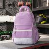 Casual Large Capacity Lightweight Patchwork Backpack for Girls Student School Bag Leisure College Style Double Shoulder Bag