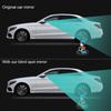 2Pcs Blind Spot Mirror Rearview Convex Adjustable Side Mirrors Fan Shape Frameless Sway Rotate Wide