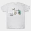 Asian Size Men Black Print T-shirt Professor Branestawm - A Telescope Of His Own Invention No-Cut Print Cotton Tshirt