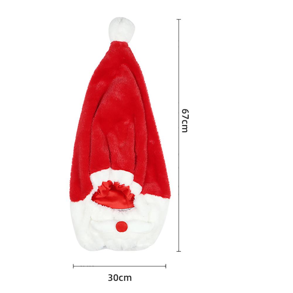Motorcycle Helmet Hat Cap Cover Christmas Santa Claus Look Costume Hat Universal