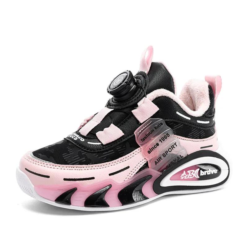 

Children Shoes Winter Cotton Sneakers for Kids Waterproof PU Leather Sports Shoes Boys Girls Casual Shoes 2024 New Trend Sneaker 39