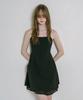 Banwonateullie A3536 Shirred Pocket Mini Dress