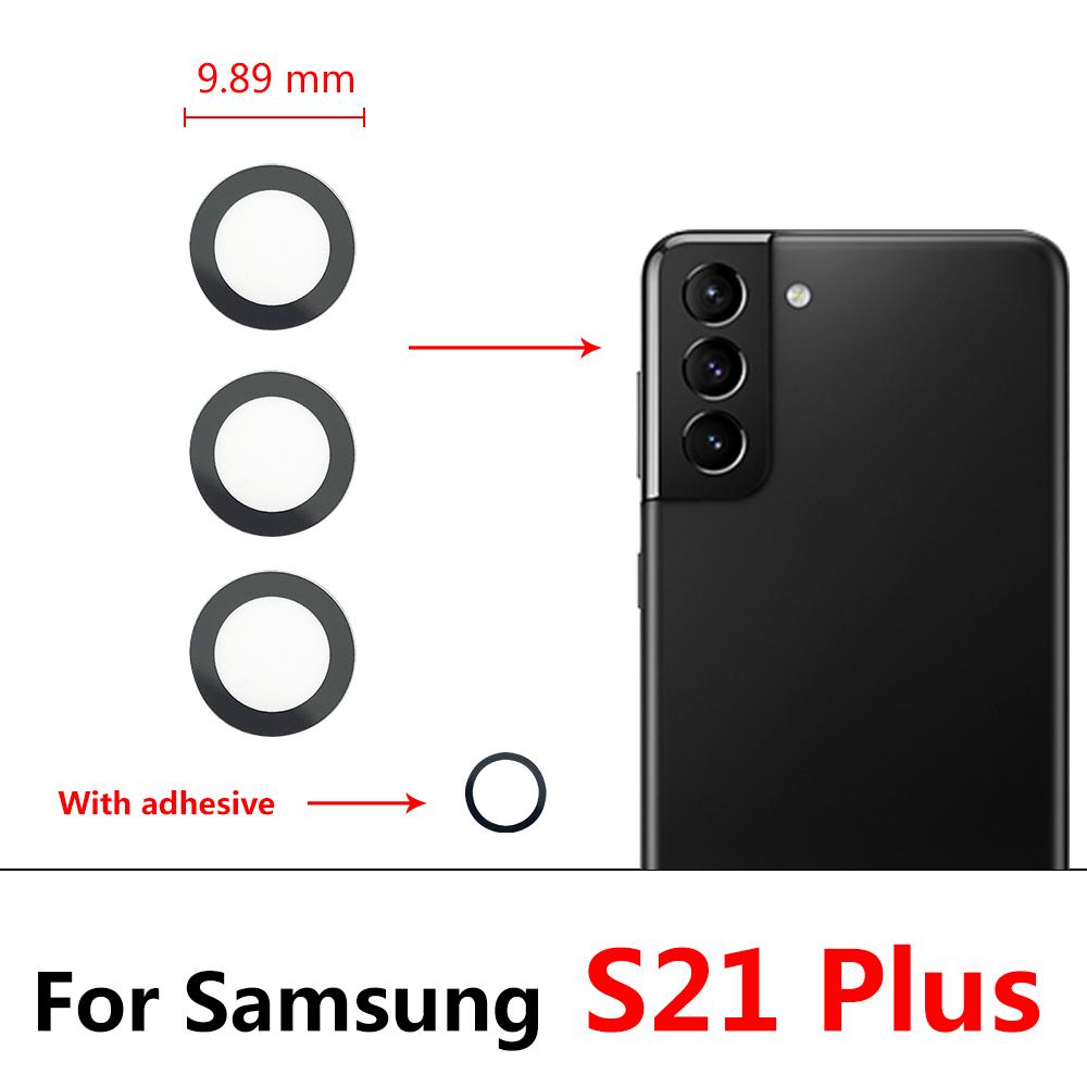 5Pcs,For Samsung A03 Core A33 A53 A73 A32 A52 A72 A82 S21 S22 Plus S21 Ultra FE Rear Back Camera Glass Lens With Glue Adhesive