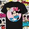 2025 Disney Mickey Mouse Cute Harajuku Ullzang Fashion Top Family Parent-Child Top 100% Pure Cotton Printed Leisure T-shirt