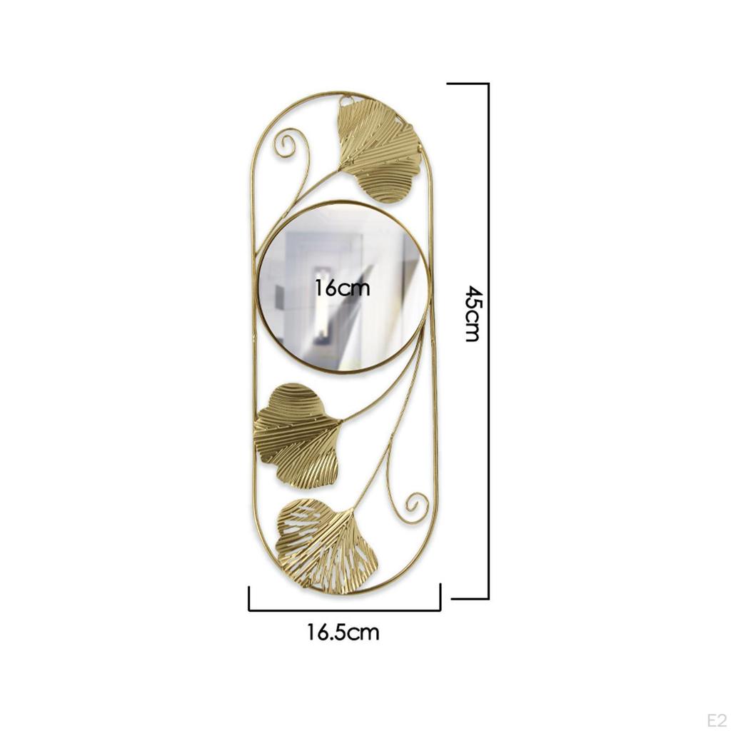 Artistic Retro Wood Horse Sculpture Mirror Centerpiece Decorative Figurine for Living Room Corridor