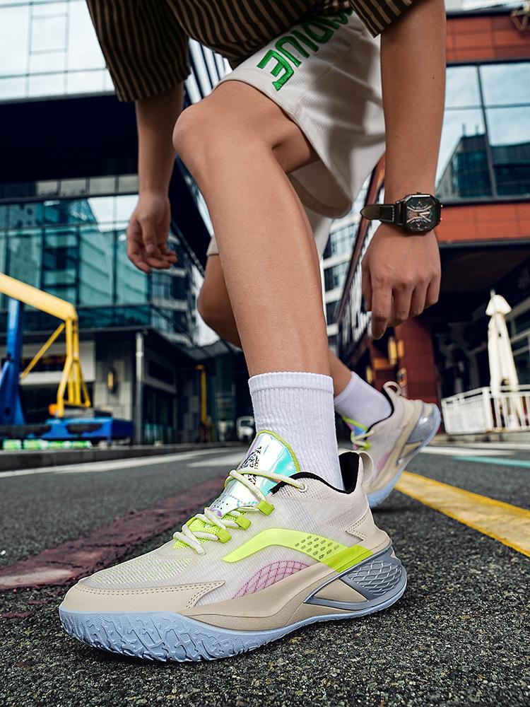 Basketball shoes air raid 11 low-top actual combat shock absorption, non-slip and wear-resistant youth sneakers, sports shoes, student running shoes, 