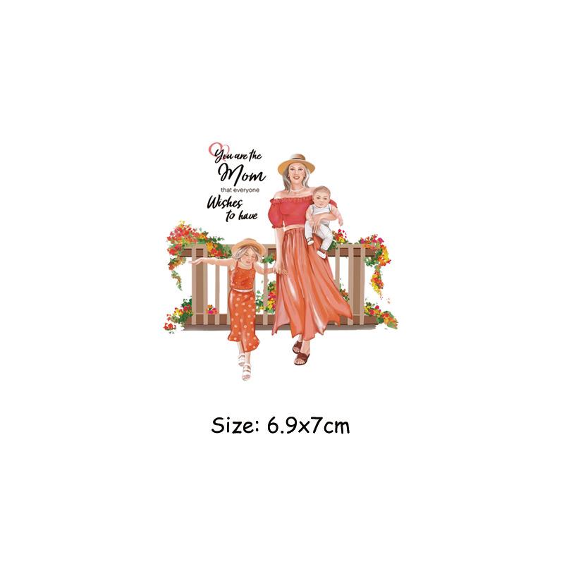 Лучшие наклейки Mama для одежды, семейные термопрессовые виниловые моющиеся толстовки с капюшоном, топы, термонаклейки своими руками для одежды