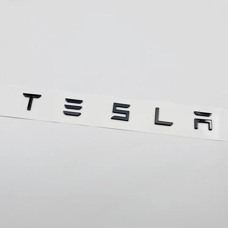 

Car Logo Sticker Trunk Label Decals Decoration Accessories For Tesla Model 3 Model S Model X Model Y Cybertruck Roadster SpaceX