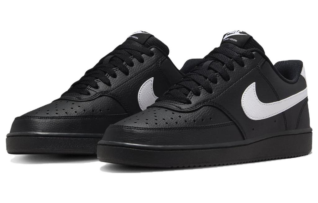 Nike Court Vision Low Shoes 'Black White' FZ0630-010