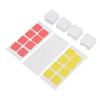 4PCS Double Layer Keycaps with Transparent Cover   Removable Stickers ABS Mechanical Keyboard Replacement Keycaps