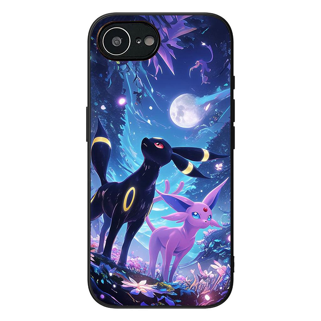 Umbreon P-Pikachus Espeon P-Pokemons Phone Case for Apple iPhone 12 13 Mini XS 11 Pro Max 7 8 Plus + XR 8+ X SE 2020 SE3 Cover