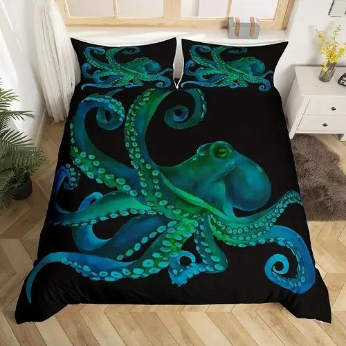 Comforter Octopus With Octopus Pattern Suitable For Children Boys Girls And Adults Soft Comfortable Breathable