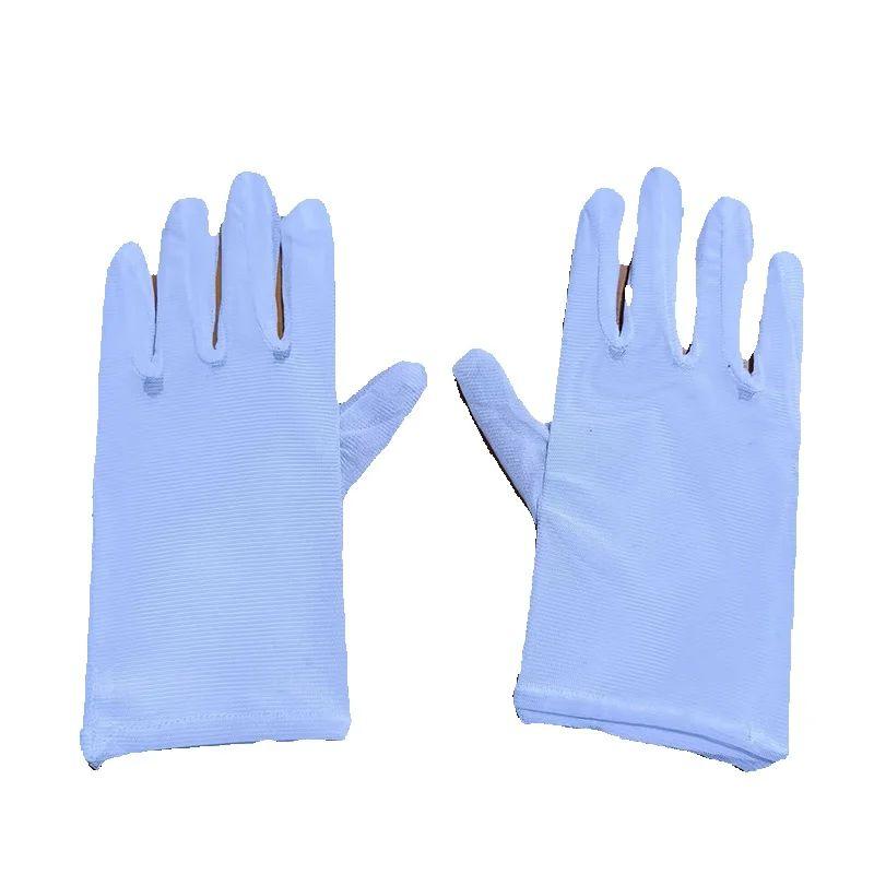 

Женские черно-белые перчатки для этикетных вечеринок, конкурсов красоты, выпускного вечера, прозрачные ультратонкие свадебные эластичные сетчатые короткие перчатки One Size