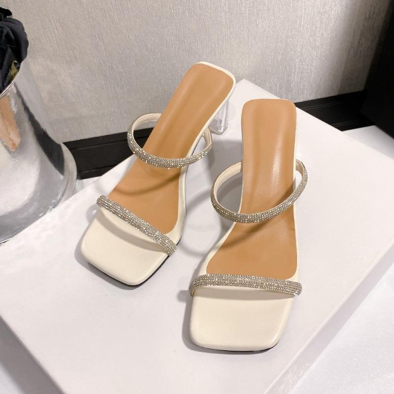 

Pegged Platform Slippers, Women s Shoes, Sandals, High Heels 40 білий