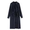 Long sleeve Plus size vintage new in dresses for women casual loose Spring autumn shirt dress