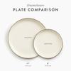 Enamel Salad Plate Set Outdoor Olive Drab [Barebones Living] 2-Tone