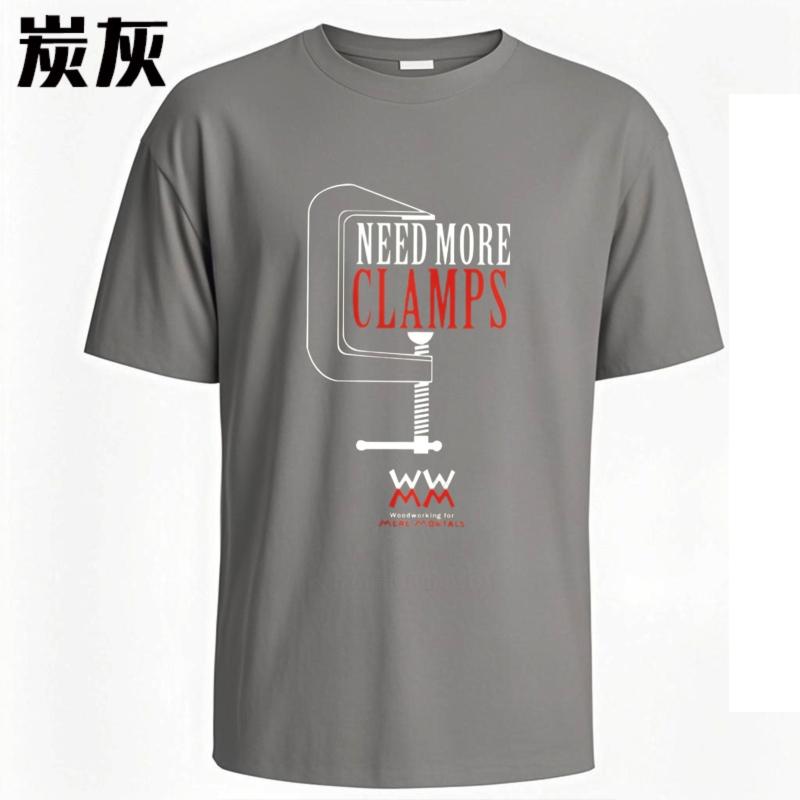 Soft Cotton Tee Men Tshirt Summer TShirt Design Online Woodworking For Mere Mortals Clamps Male Cotton Teeshirt Basic Tee