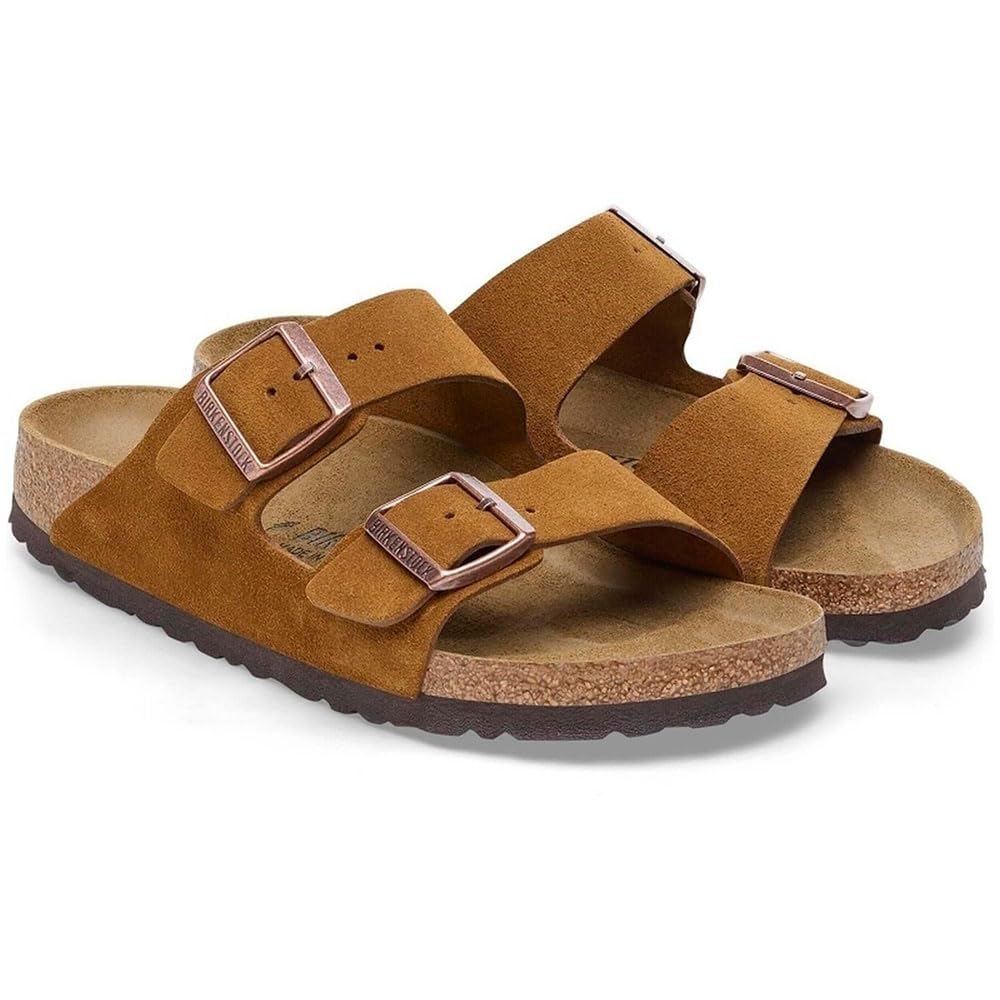 BIRKENSTOCK Arizona Suede Leather Sports Casual Sandals (Regular) 24FW 1027082 MINK EU41 26.5