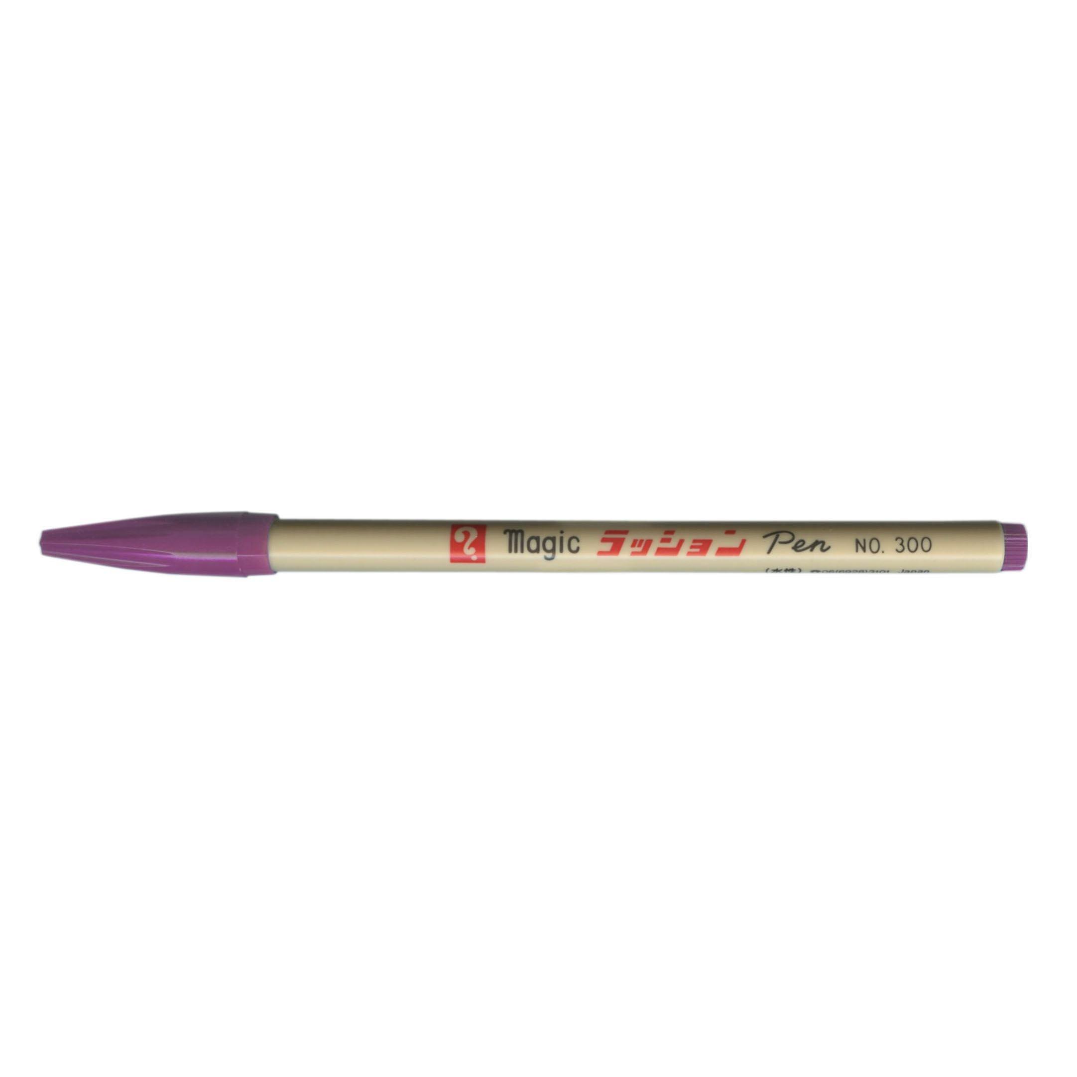 

Teranishi Chemical Magic Lassion Pen 300 Reddish Water-Based Pen, No. (Fine Tip), Purple, M300-T22