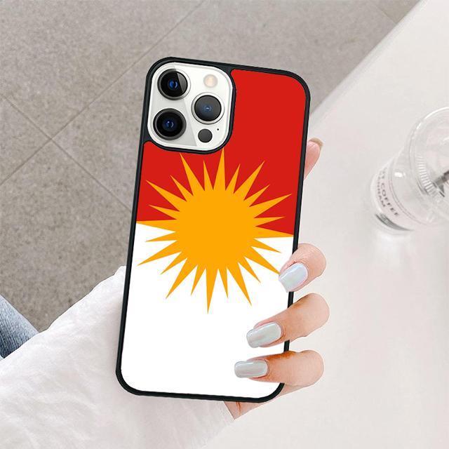 Yazidis Flag Mobile Phone Cases Cover For iPhone 17 Air 17 Air 16e 15 14 12 13 11 Pro MAX apple Plus Coque