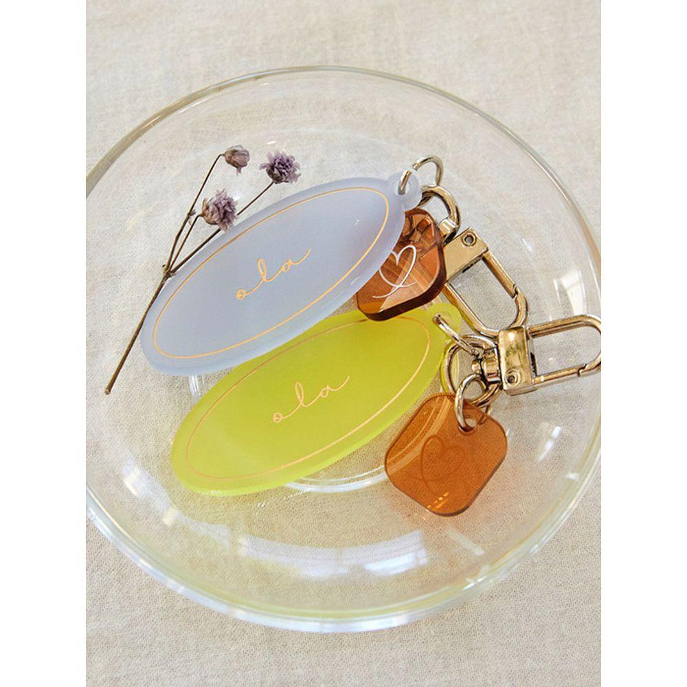 OLA Macaron Acrylic Keychain