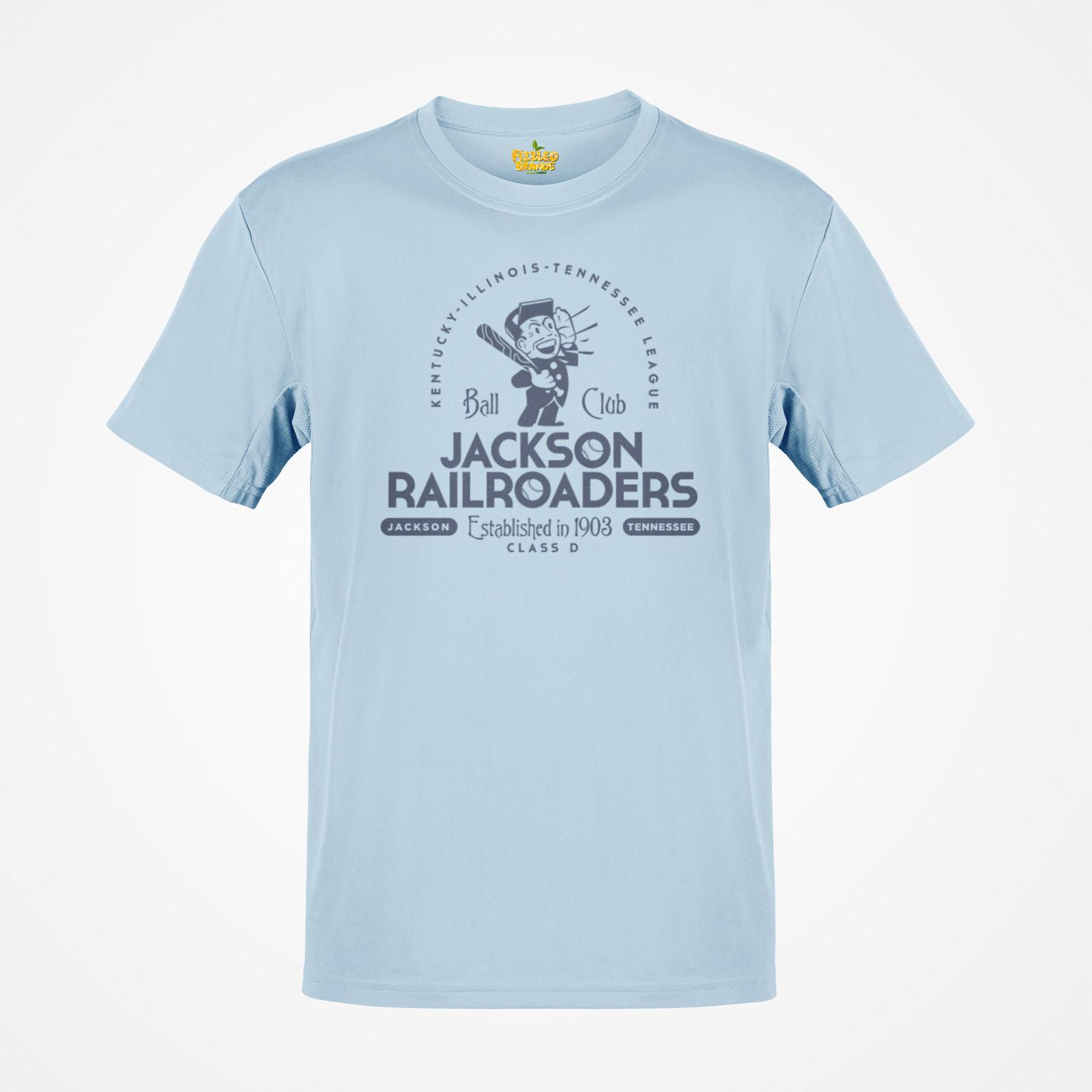 Jackson Railroaders Est 1903 Tennessee Baseball T-shirt S разноцветный