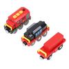Motorized Action Train Set Magnetic Connection Battery Operated Engine Action Locomotives Train Set