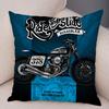 Super Soft Plush Cushion Cover 45x45cm Cartoon Motorcycle Pillowcase Decor Car Printed Pillow Case for Home Sofa Children Room