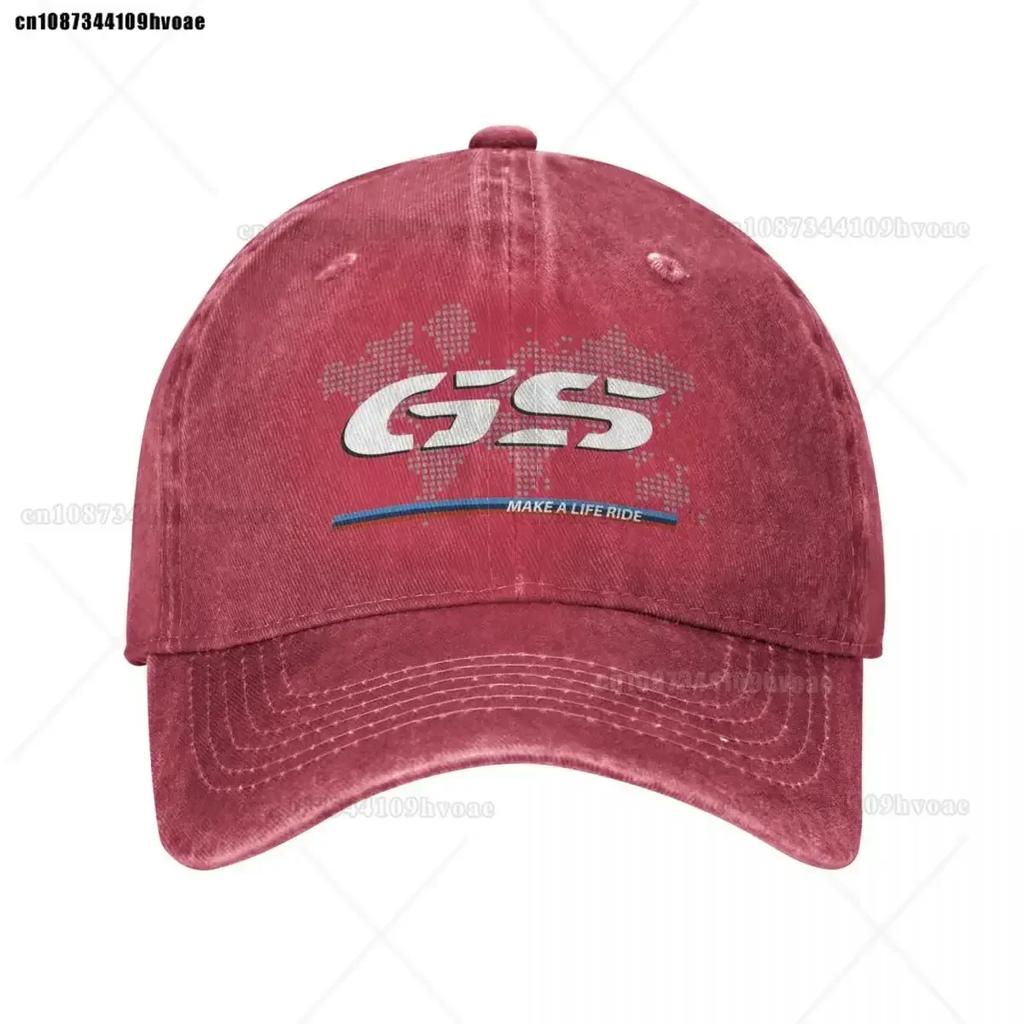 Motorcycle GS World Map Racing Baseball Cap Outfits Motocross Hat Motor Cross Enduro Race Trucker Hats Adjustable Fit