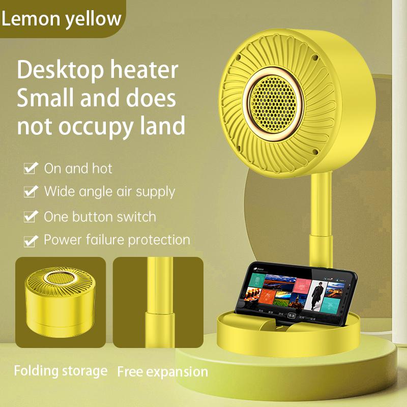 Electric Heater Fan Fast Heating Space Heater Fan Portable Household Electric Heater Home Appliance for Bedroom Heating
