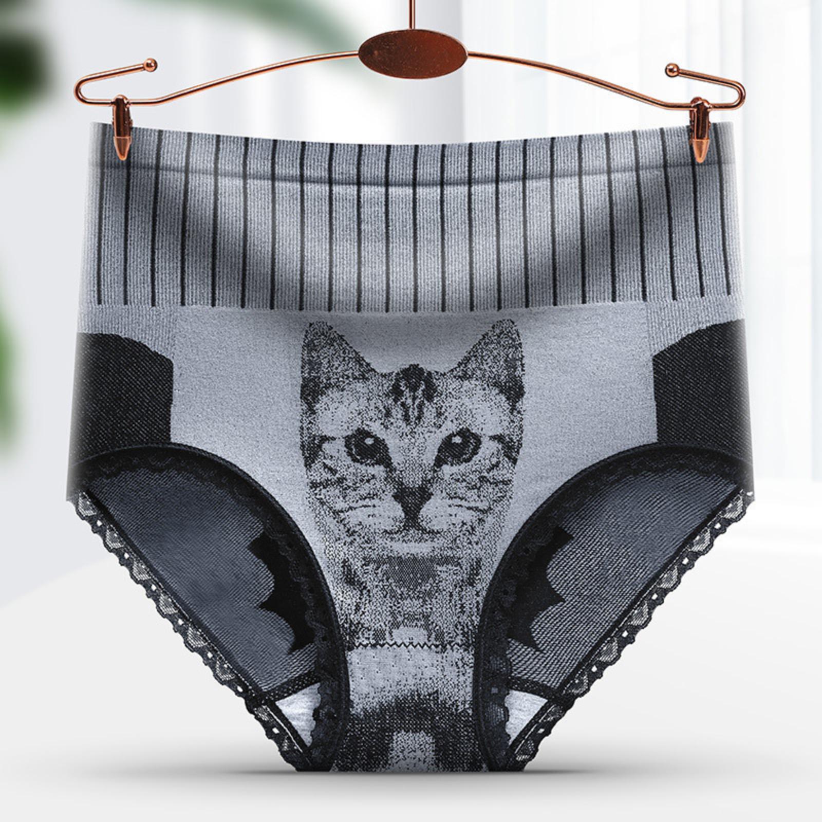 

High Waist Seamless Women Underwear Soft Stretchy Breathable Fabric Comfortable Fit Elastic Waistband Full Coverage Panties M
