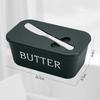 Butter Käse Aufbewahrungsbox Butter Schneidebox mit Deckel und Messer Arbeitsplatte Butterdose für Kühlschrank Küche