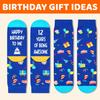 Zmart 12th Birthday Gifts for Tween - Socks for Boys Girls Age 12, 12 Yr Old Gift Ideas