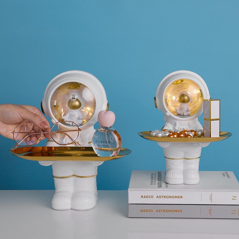 Astronaut Key Storage Tray Resin Ornament