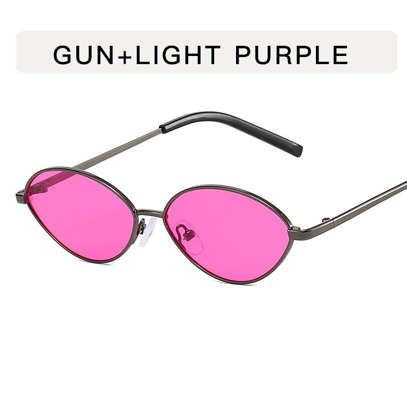 2026 New Small Frame Cat Eye Sunglasses, Metal Frame, Luxury Fashion Trendy Eyewear for Women, Artistic Retro Ladies Sunglasses