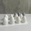 Easter Egg Candle Silicone Mold DIY Mousse Chocolate Cake Craft Mould Simulation Eggs Soap Resin Plaster Making Molds