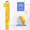 Cute Cartoon Height Sticker Unicorn Dinosaur Giraffe Wall Height Measuring Ruler Stickers For Kids Room Kindergarten Decor