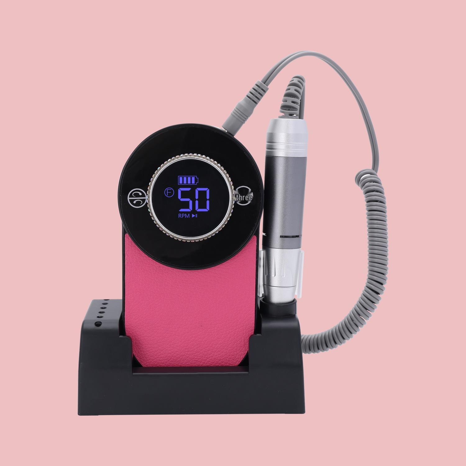 

Rechargeable 500000 RPM Nail Grinder & Polisher for Manicure and Dead Skin Removal. червоний