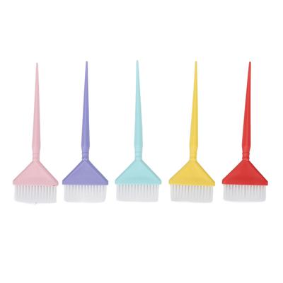 5 STÜCKE Haarfärbepinsel Mattierter Griff Weiche Borsten Ergonomisches Haarfärbewerkzeug für Salon Zuhause