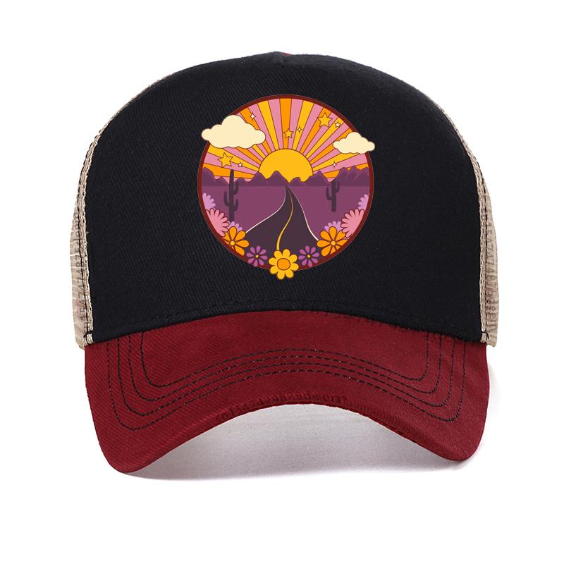 

Life Is A Journey Mountain Printing Baseball Cap Outdoor exploration Camping Climbing Women Unisex Hats Adjustable Mesh hats Adjustable