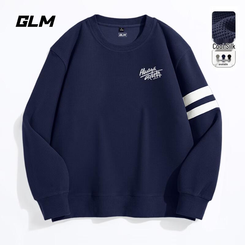 GLM Men's Trendy Loose Fit Crew Neck Sweatshirt