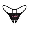 Seamless Women's Sublimation-Proof Thong for Yoga and Sports with Letter Design