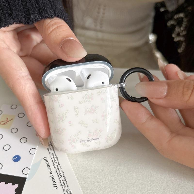ins light pink small floral AirPods 1 generation earphone case for Apple earphones AirPods 1 generation/Pro1