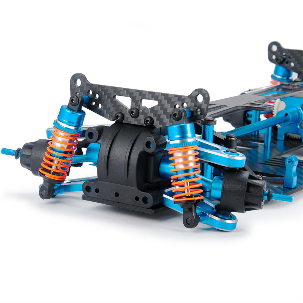 1/10 Carbon Fiber Car Frame For 1/10 TT02 Aluminum Alloy / Plastic Chassis Frame  RC Car Part