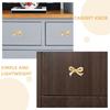 2 Pcs Brass Butterfly Bow Pull Dresser Knob Cabinet Door Handle Drawer Knob Wardrobe Handle Furniture Knob Kitchen Knob For