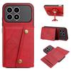 Phone Case For Xiaomi Poco F8 Pro / Redmi K90 5G with Card Slots Kickstand Leather + TPU Phone Cover