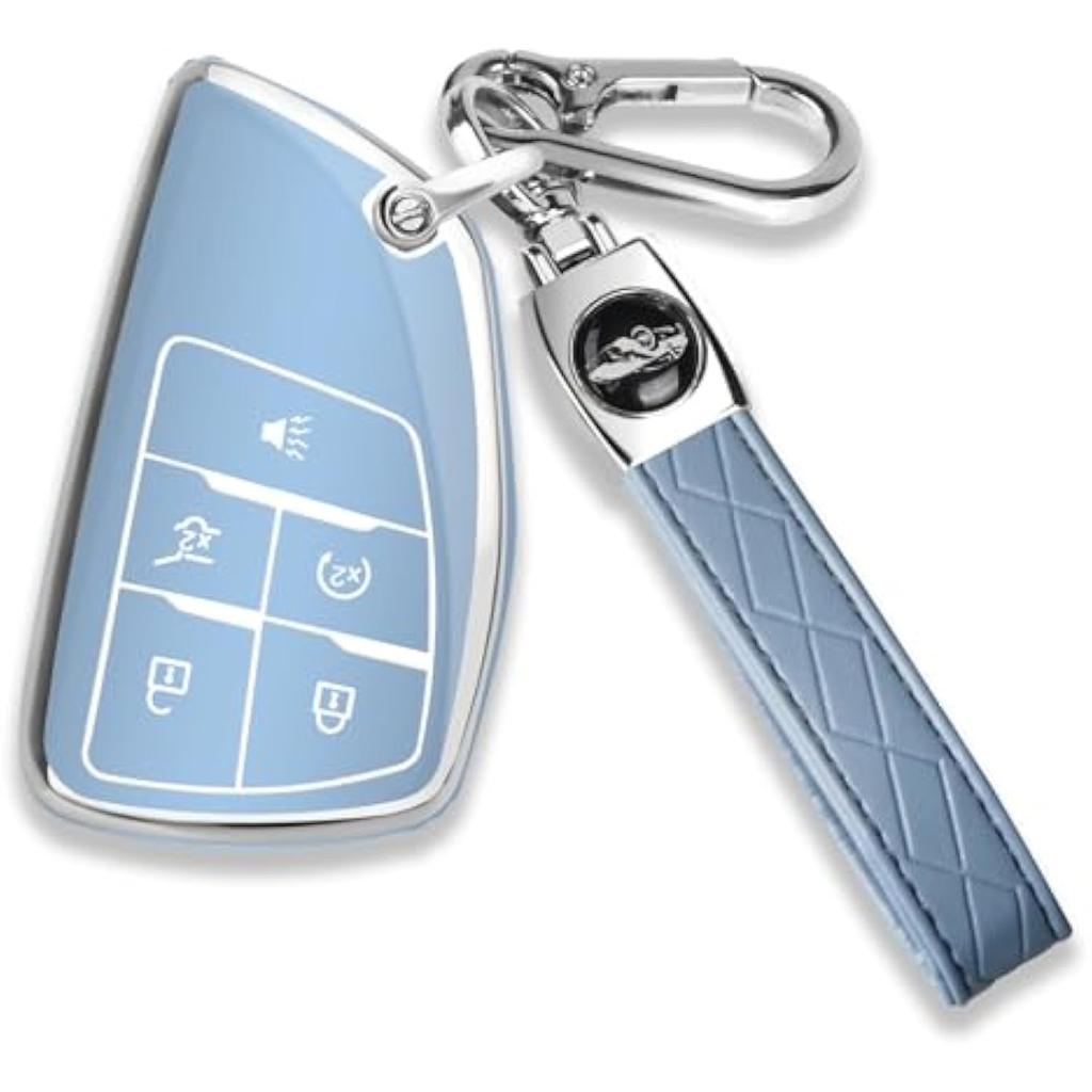 Soft TPU protection case for Chevrolet Keychain compatible with compatible 2021-2025 Chevrolet