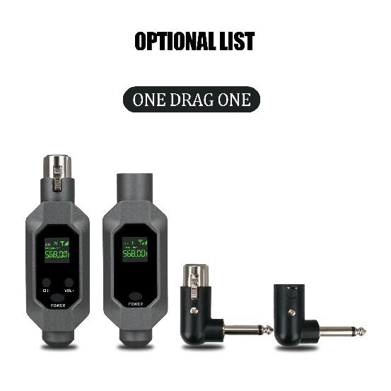 

Wireless Microphone System XLR Mic Converter Adapter UHF Automatic Transmitter Setup For Condenser Dynamic Mic g1