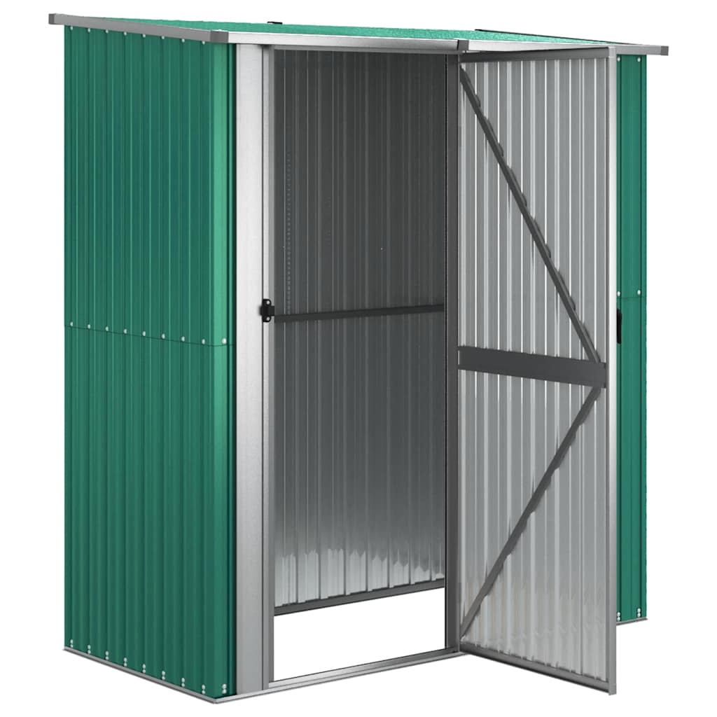 Vidaxl Szopa Ogrodowa, Zielona, 180,5X97X209,5 Cm, Stal